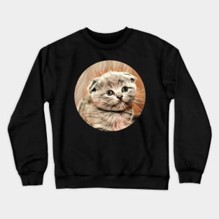 Fun floppy cat Crewneck Sweatshirt